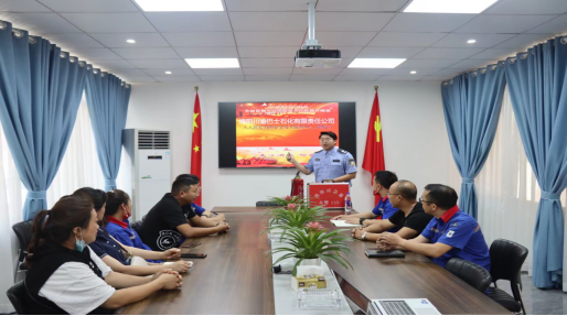 人人居安消防公司蔣教官到我司開展消防安全培訓(xùn)工作(圖1)